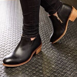 Xena Gravity Safety Shoes Low Ankle Boots Black Leather Steel Toe Size 10